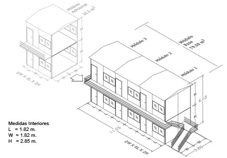 Modular Building 2W 6L 1H