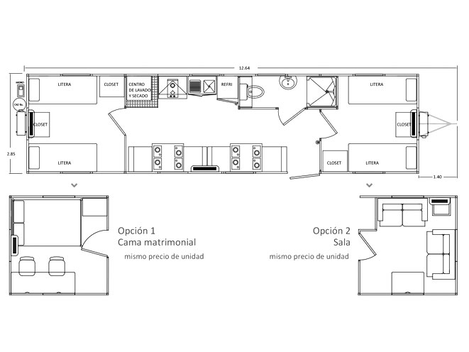 Dormitorio Móvil 28127